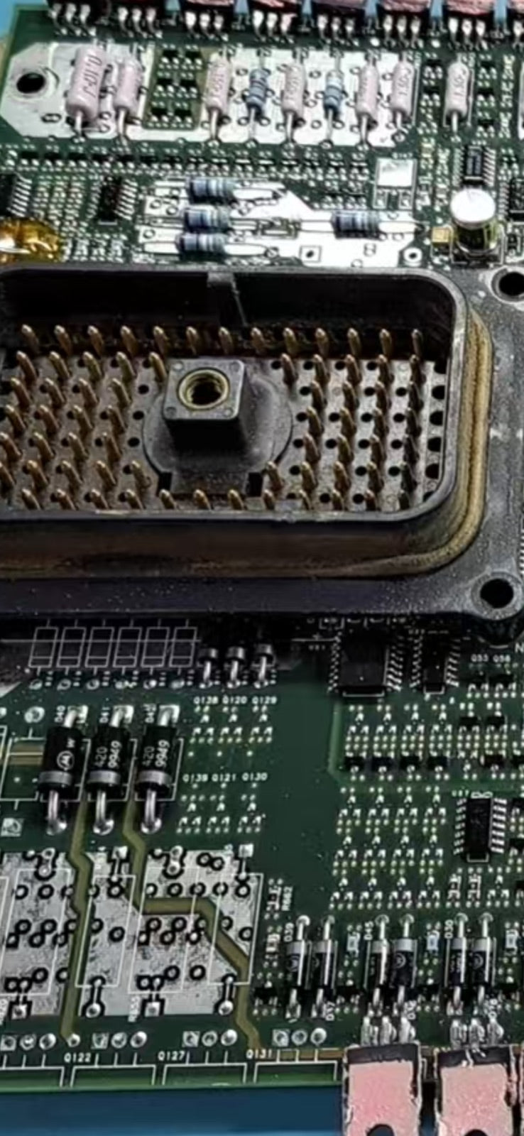 ECM power and driver circuit inspection