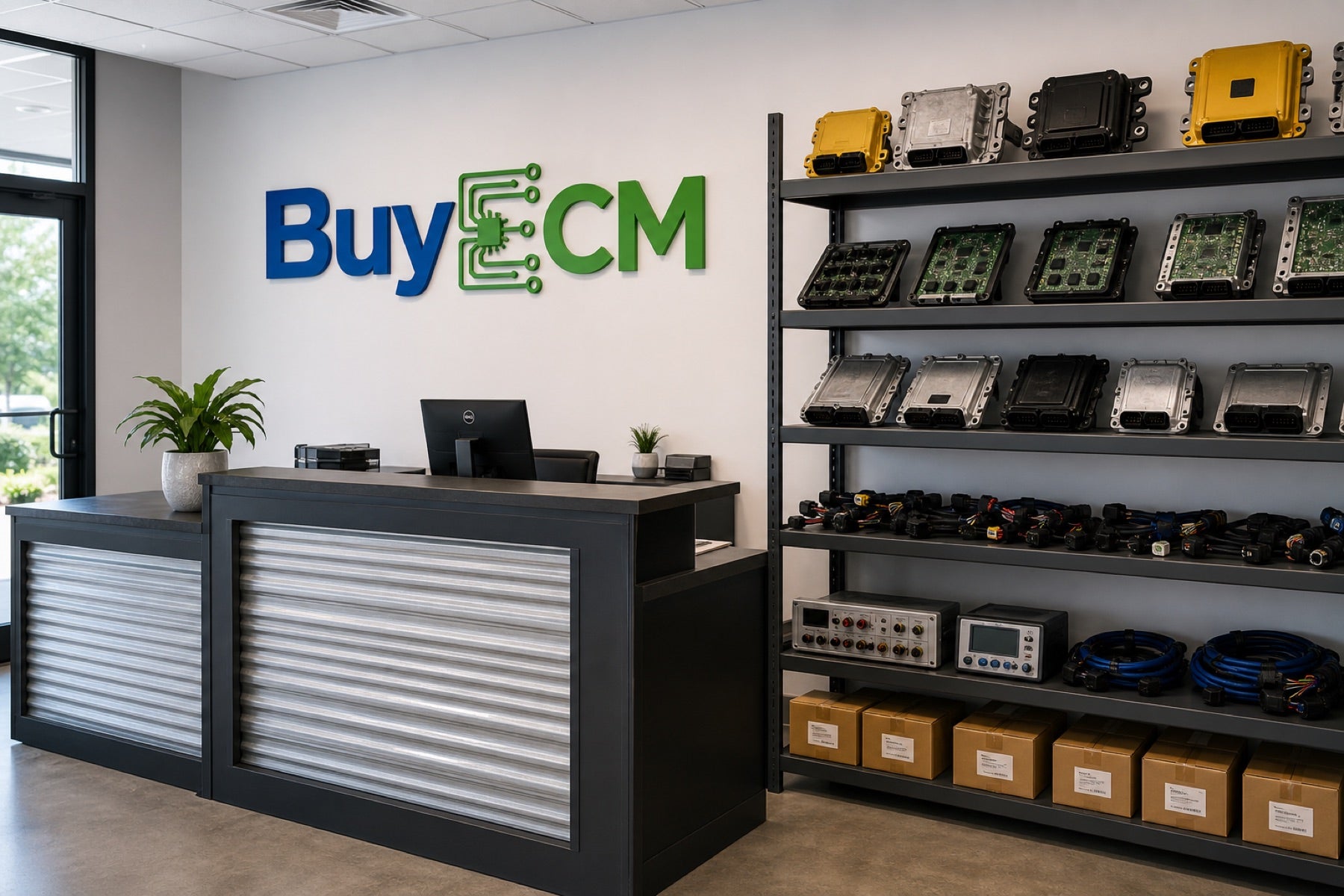 BUY ECM reception and ECM parts display