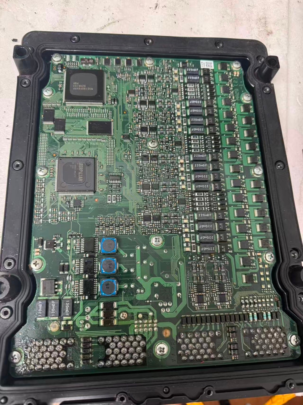 Opened ECM circuit board during repair
